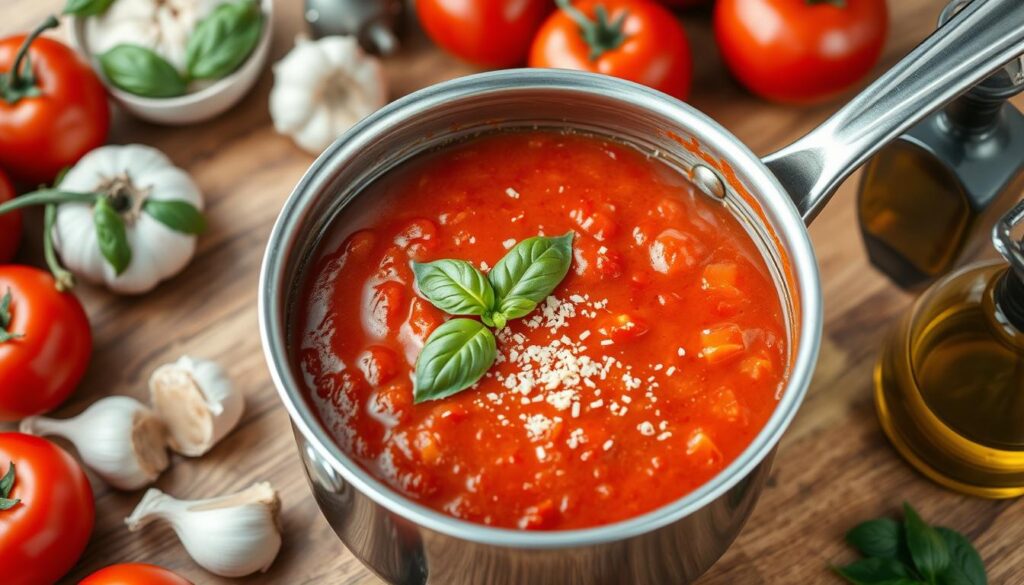 Creamy tomato sauce