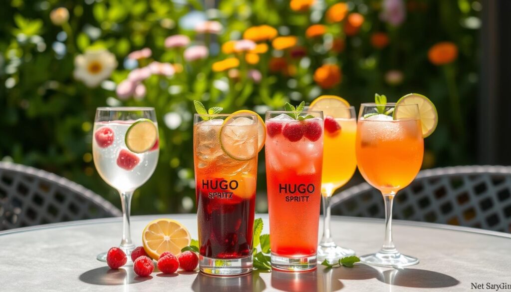 Hugo Spritz cocktail variations