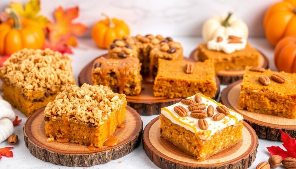 Pumpkin dump cake variations