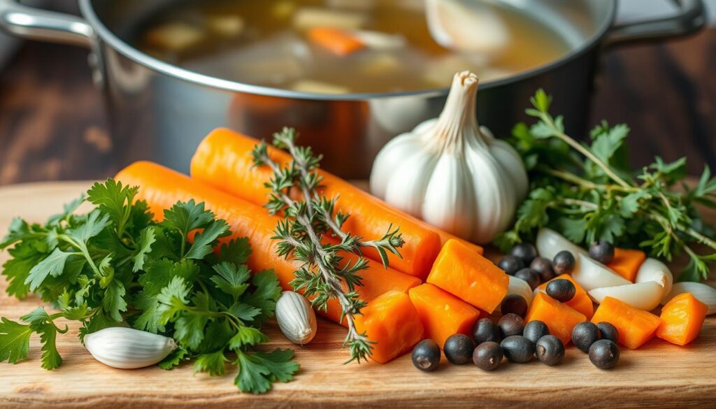 Seasoning and Aromatics for Chicken Broth