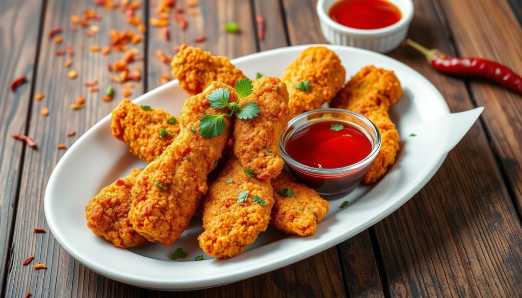 Spicy chicken tenders