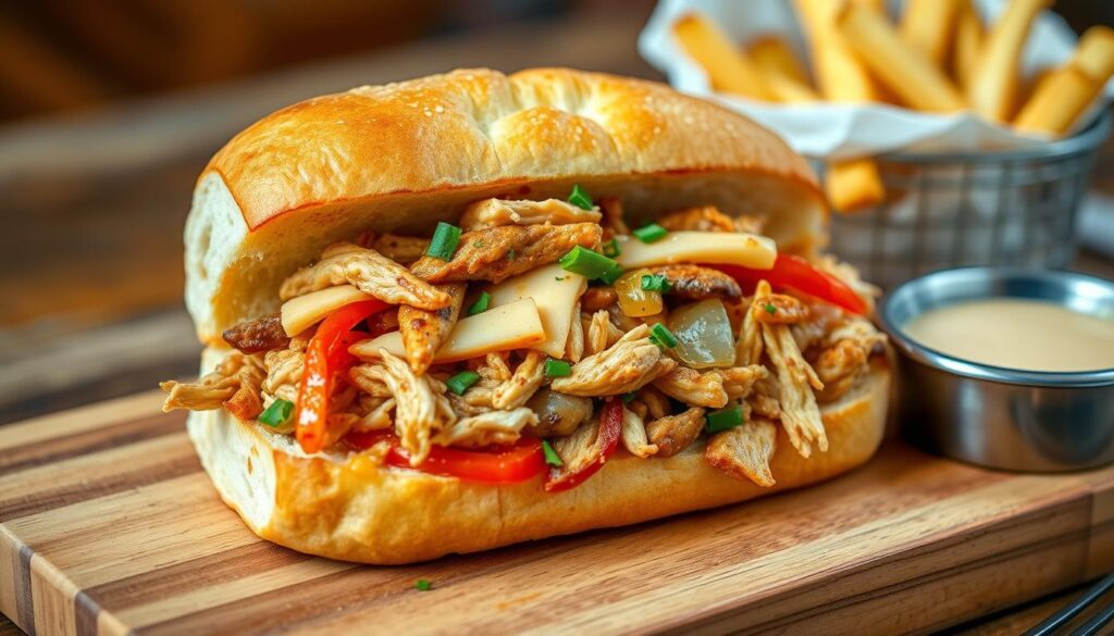 chicken philly cheesesteak