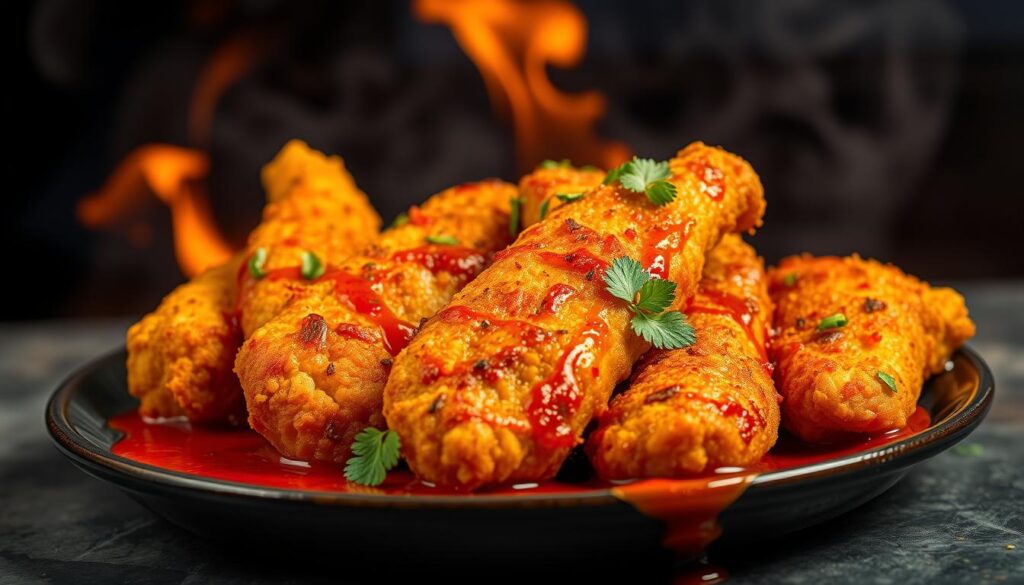 fiery tender chicken