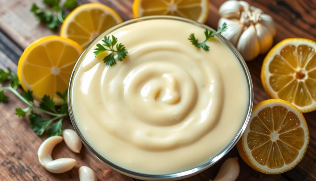 lemon garlic sauce