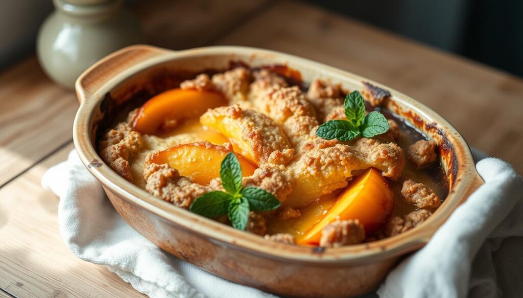 peach cobbler with cake mix