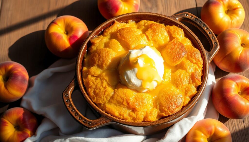 peach cobbler with yellow cake mix