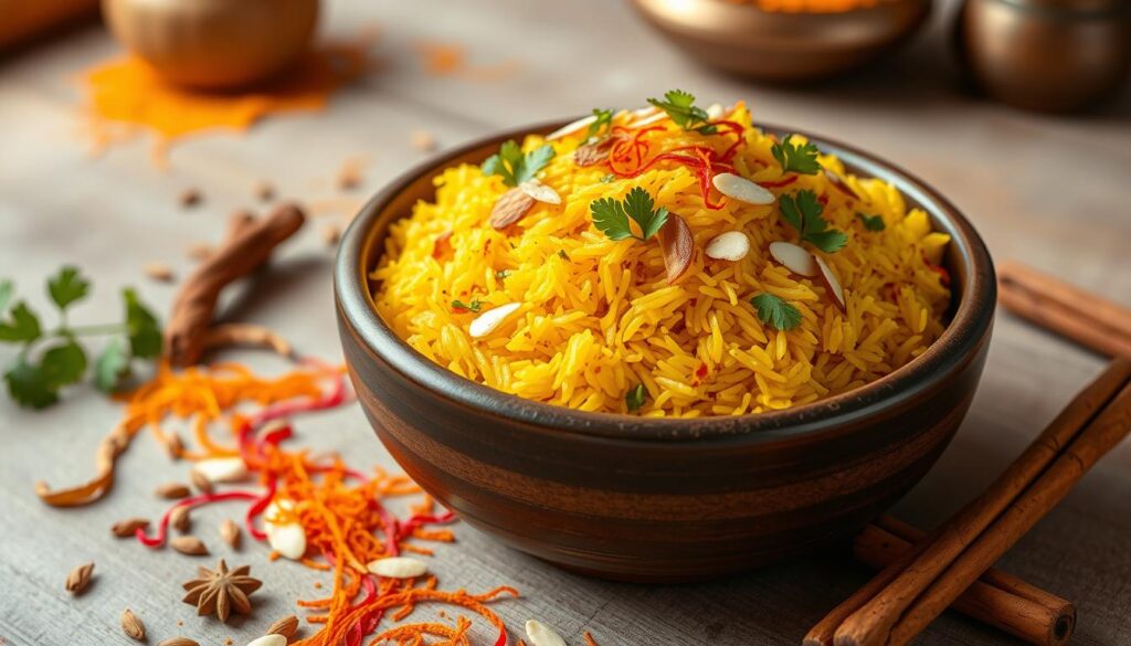 saffron pulao