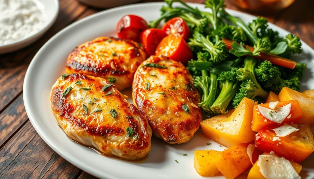 Baked chicken cutlets