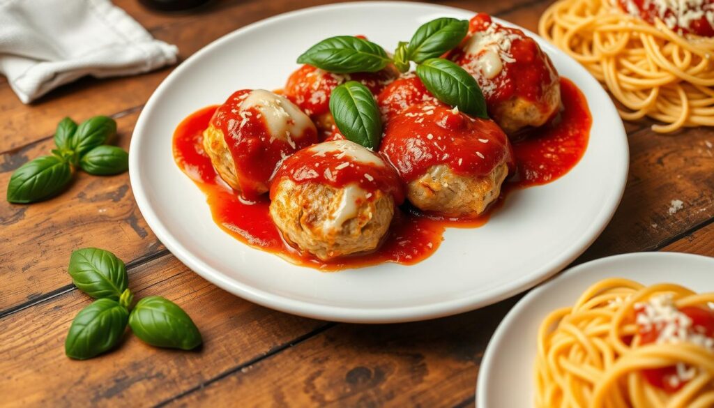 Chicken Parmesan Meatballs