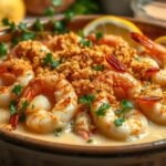 Garlic Shrimp Gratin