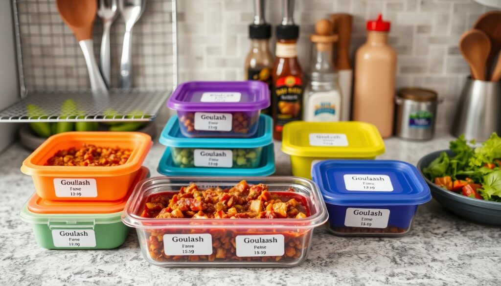 Goulash Meal Prep Storage Guide