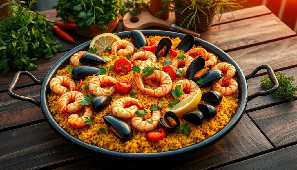 Seafood Paella Recipe