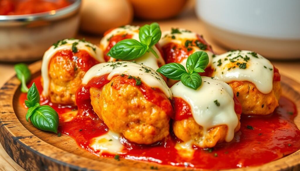 chicken parmesan meatballs