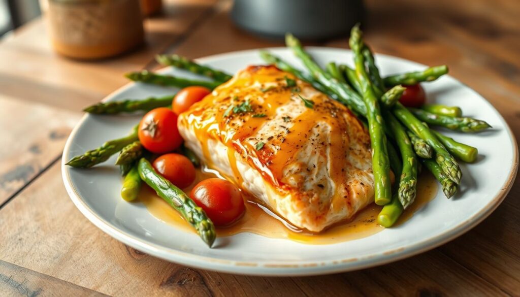 healthy baked salmon