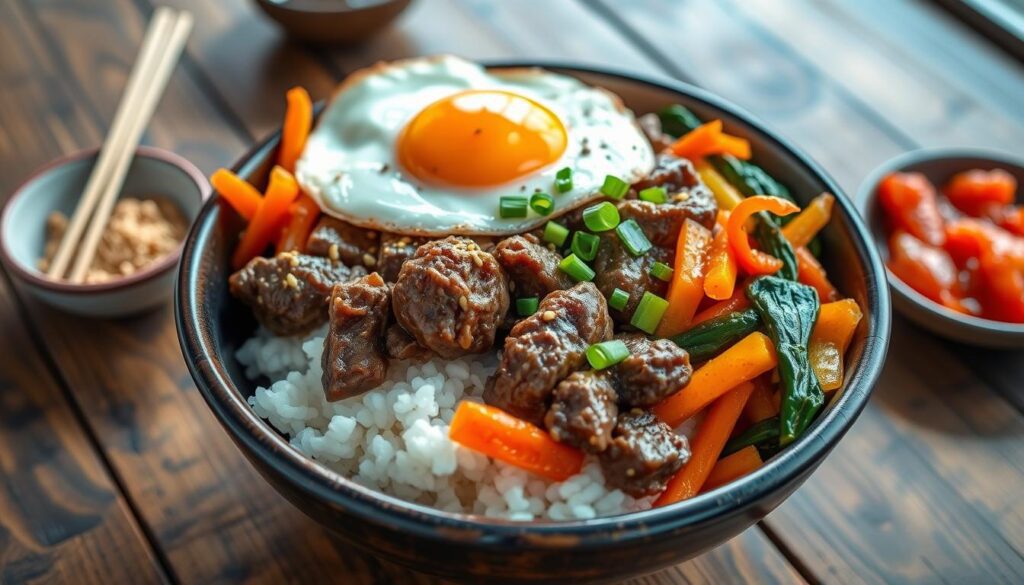 korean ground beef bowl