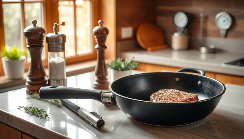 pan-seared steak equipment