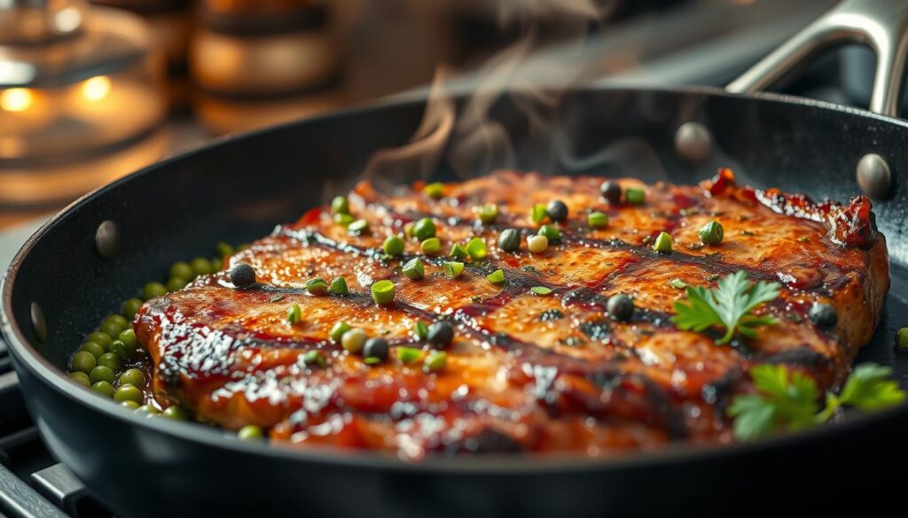 pepper steak cooking