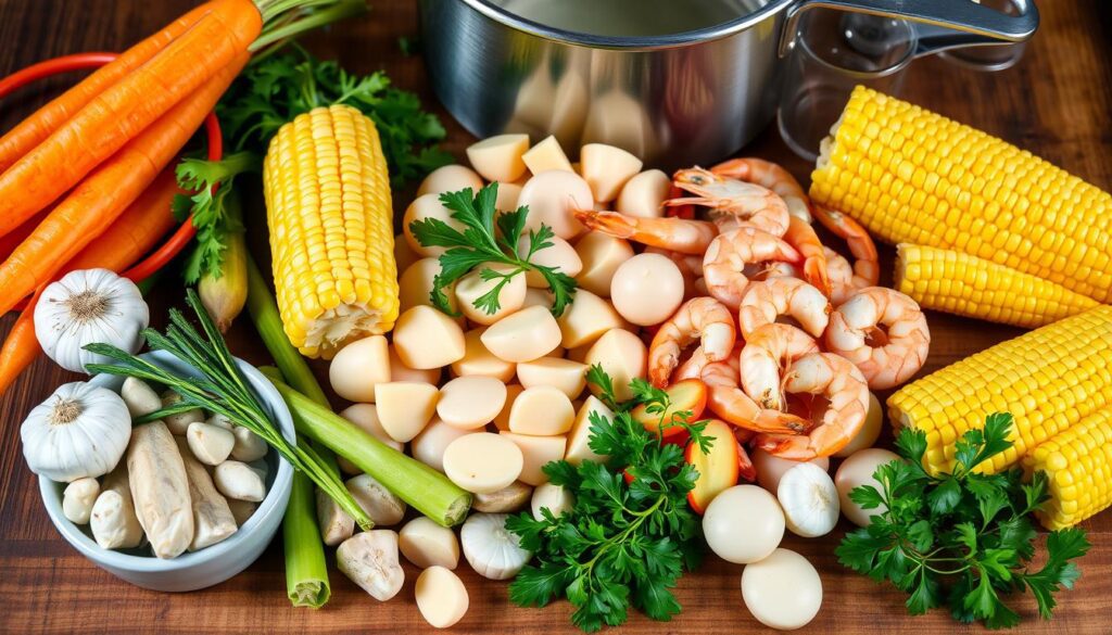 seafood chowder ingredients