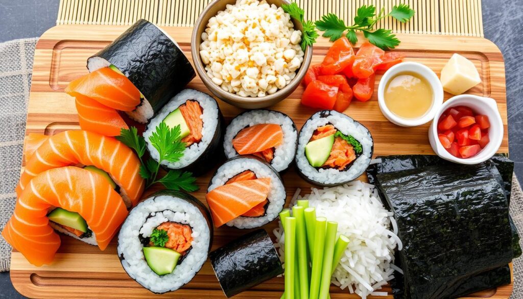 sushi roll ingredients