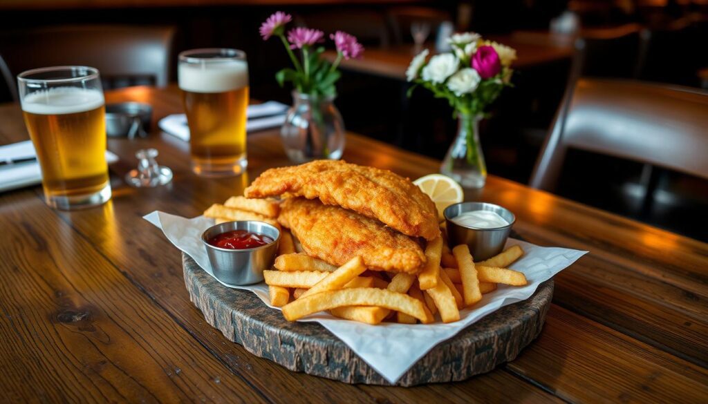 traditional fish and chips