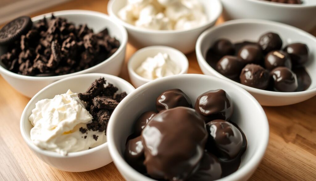 Oreo Cookie Balls Preparation Steps