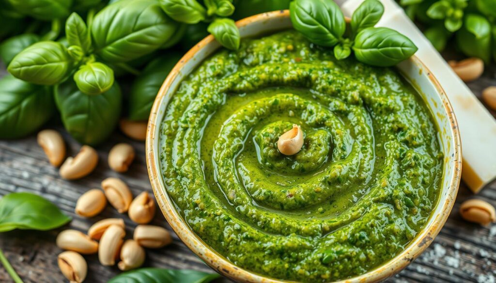 homemade pesto sauce