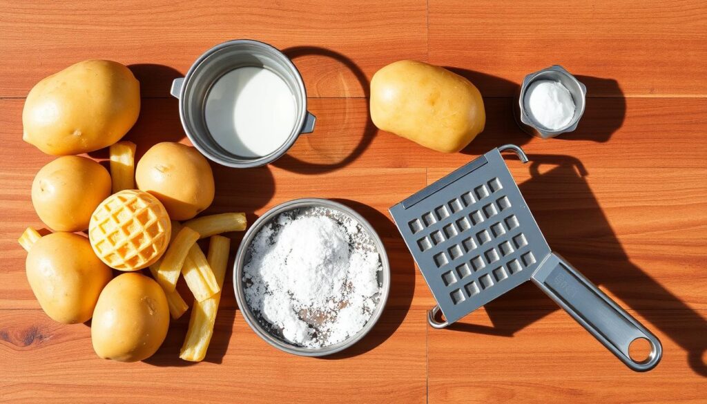 step-by-step waffle fry recipe